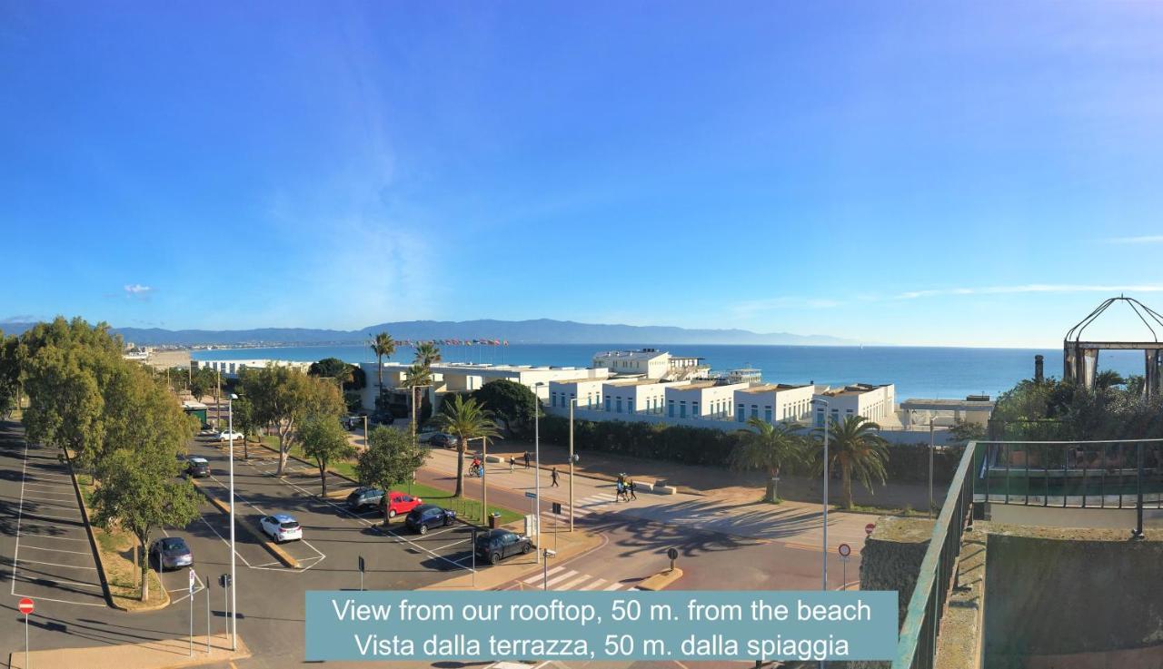 Bonu Bentu - Poetto Beach Cagliari Buitenkant foto